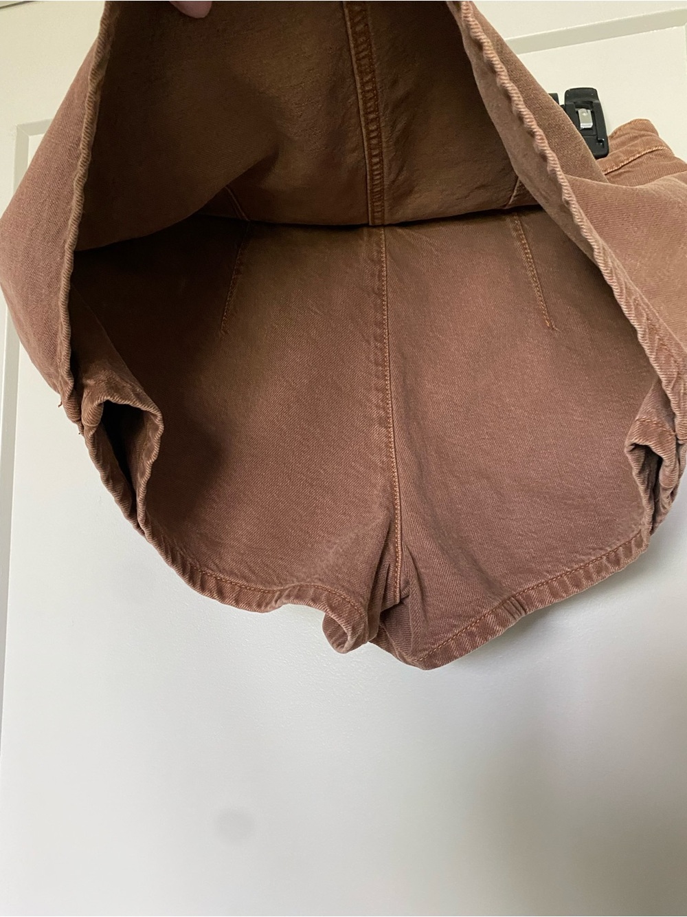 Free people gallivanting peekaboo micro mini skort size 28 we the free cotton